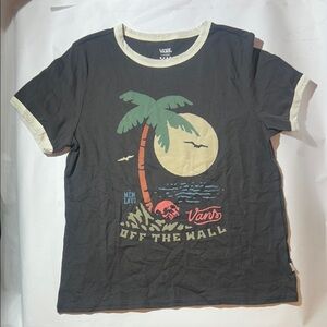 Vans Off The Wall MCM LXVI Pirate Beach Graphic Ringer Tee